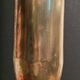 Vase Obus Chiselled Decor of Branches Trench Art Poilu WW1 14 18