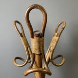 Bamboo coat rack