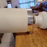 Vintage 1970s White Opaline Lamp