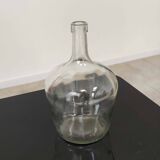 Dame Jeanne vintage transparent glass carboy 25cm