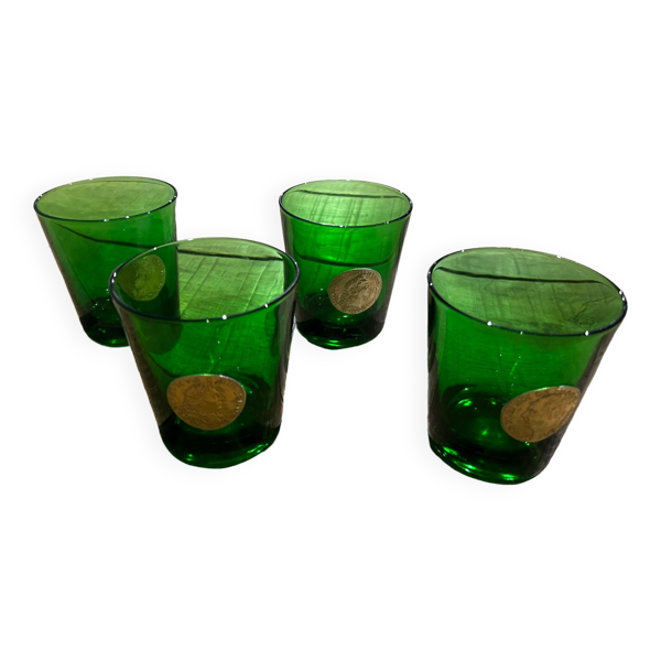 Lot de 4 verres Dubonnet