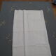 Handmade linen sheet on 3 sides