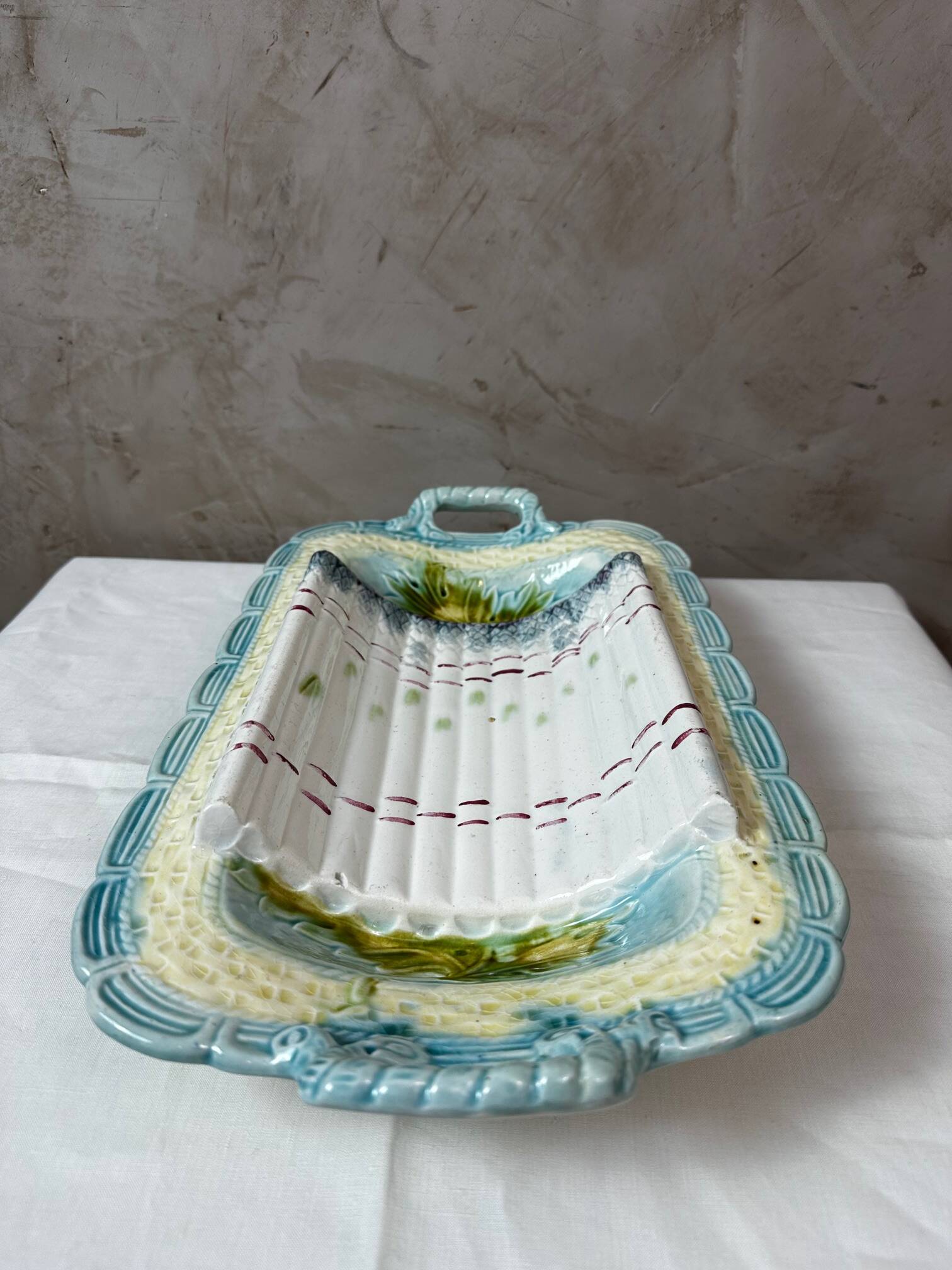 Asparagus dish with a sauce