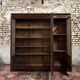 Three door mahogany bookcase from napoleon iii period xix eme century