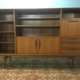 High teak and walnut sideboard 1960