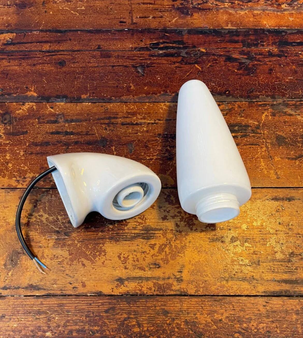 Vintage Ifö of Sweden ceramic bathroom lamps - 1960s - Sigvard Bernadotte