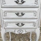 Louis XV style bedside table in cherry wood