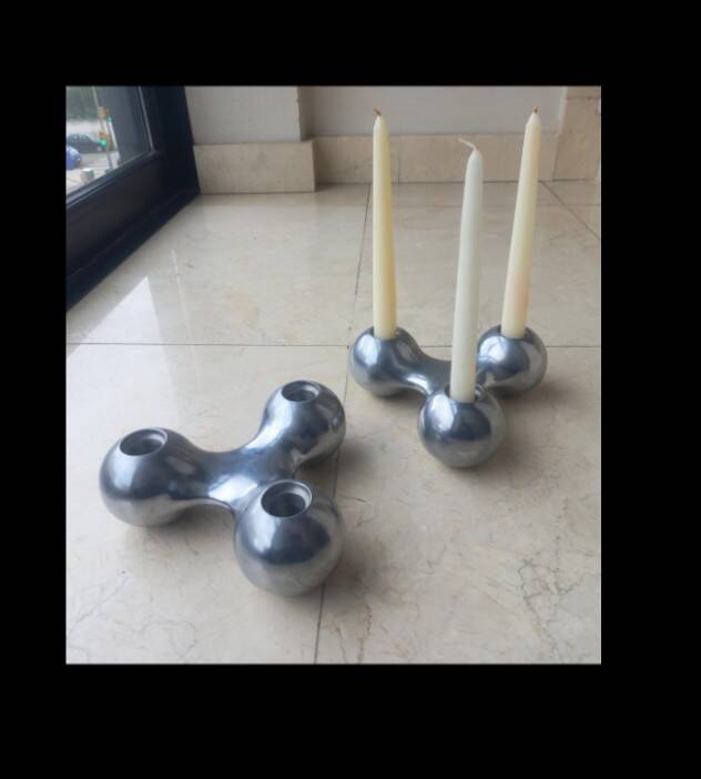 Pair Arne Jacobsen candlesticks