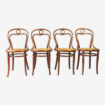 Set de 4 chaises thonet n°31 vers 1880