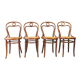 Set de 4 chaises Thonet n°31 vers 1880