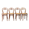 Set of 4 chairs THONET N°31, circa 1880, new cannages