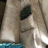 4-seater fabric sofa