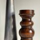 Vintage ikea wood and metal candle holders