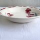 Antique shallow dish Badonviller tulip decoration