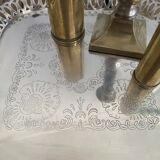 Silver metal tray, 1950s