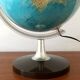 Vintage world map Italy 60s