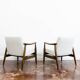 Mid-century armchairs GFM-87 by J. Kędziorek, GFM, Poland, 1960s, set of 2