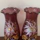 Vases verre émaillé