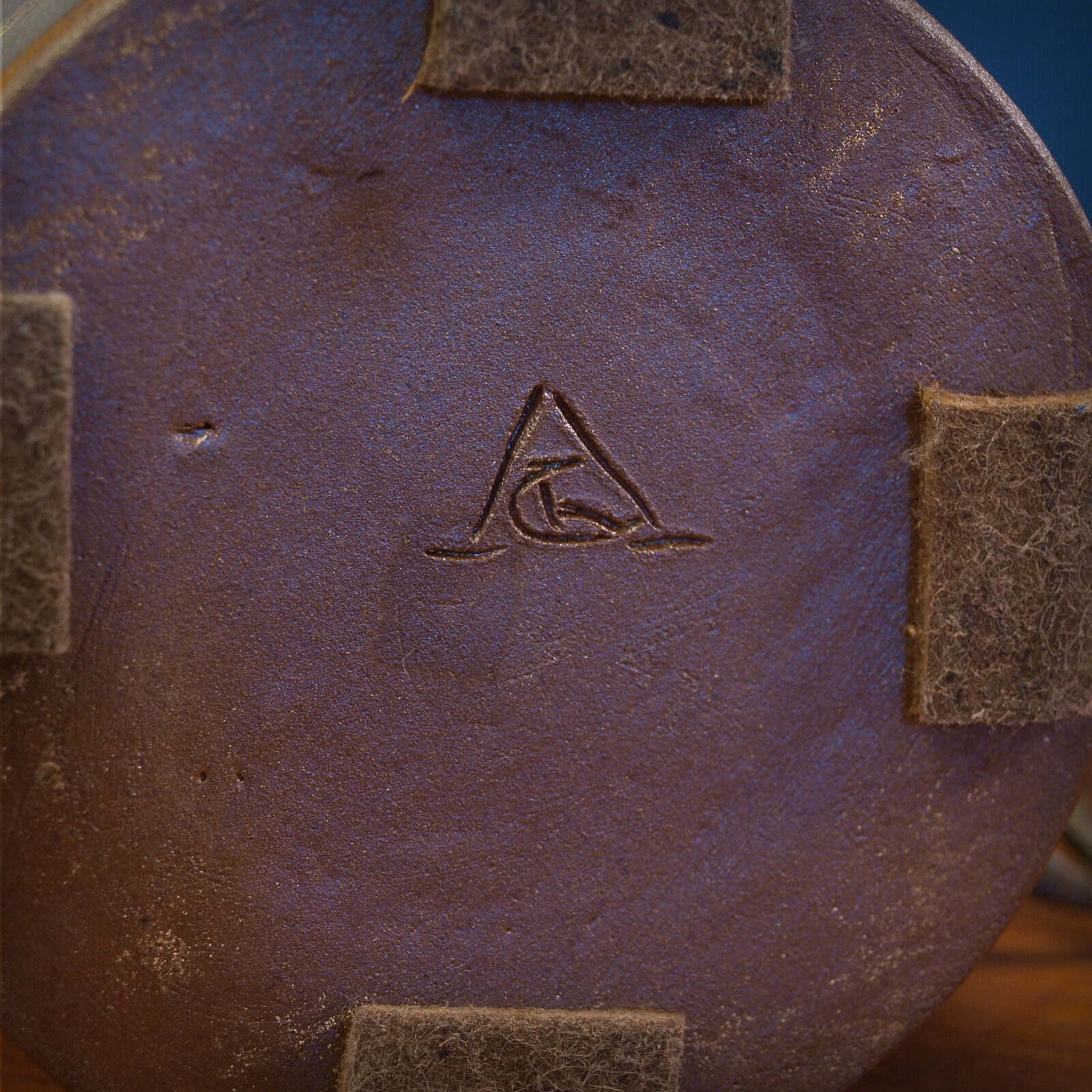 Ceramic lamp foot by Chantal and Thierry Robert