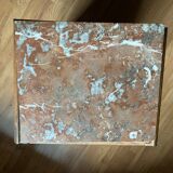 Old bedside wood and marble