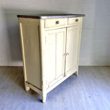 Parisian vintage buffet 50's yellow pale