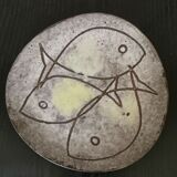 Pair of ceramic plates design 60s