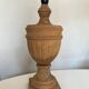 Classic neo-classic wooden baluster lamp in washed XL wood