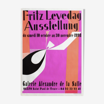 Affiche Fritz Levedag