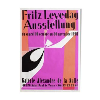 Fritz Levedag poster