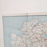 Vintage map of Great Britain 1972