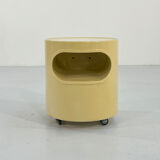 Giano-Giano-Vano white side table by Emma Gismondi Schweinberger for Artemide, 1960Attributed to Anton Bee and Eternit.