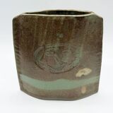 "Totem" vase signed by Anthony Pitot – unique piece, 1980s