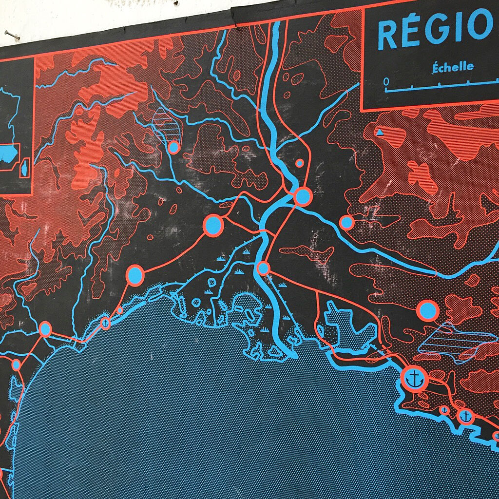 Aquitaine and Mediterranean school map
