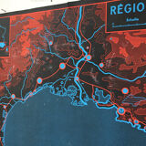 Aquitaine and Mediterranean school map