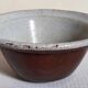 19th century enamelled earthenware salad bowl