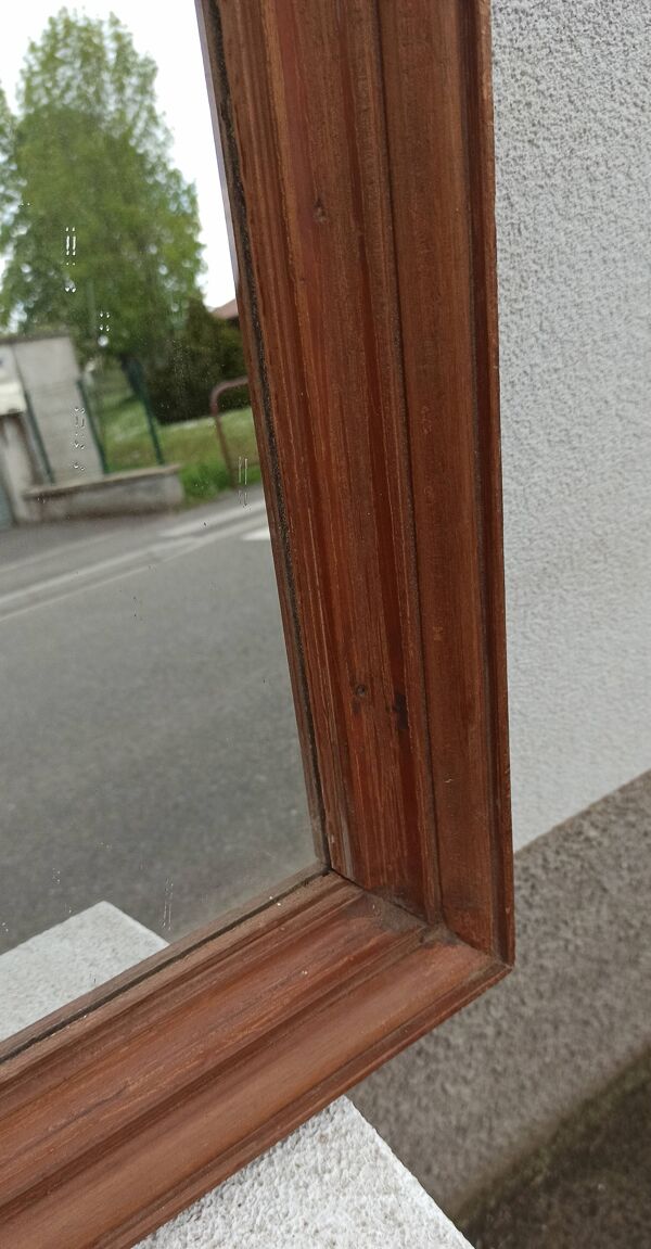 Miroir ancien en bois