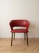 Fauteuil vintage années 50 rouge