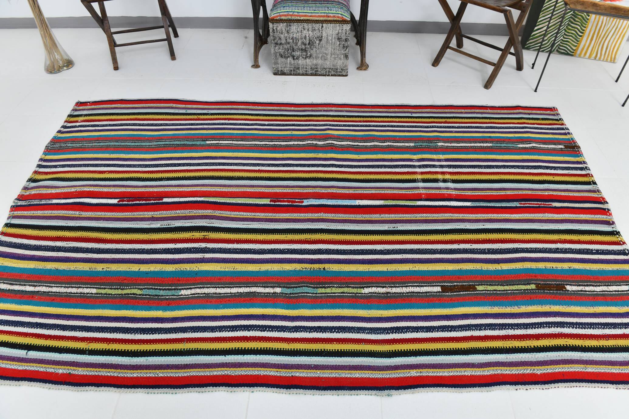 5x9 Vintage Kilim Rug, 165x269Cm