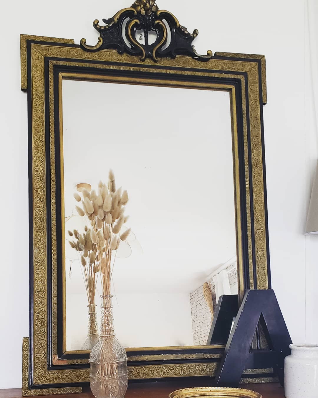 Old Napoleon style mirror