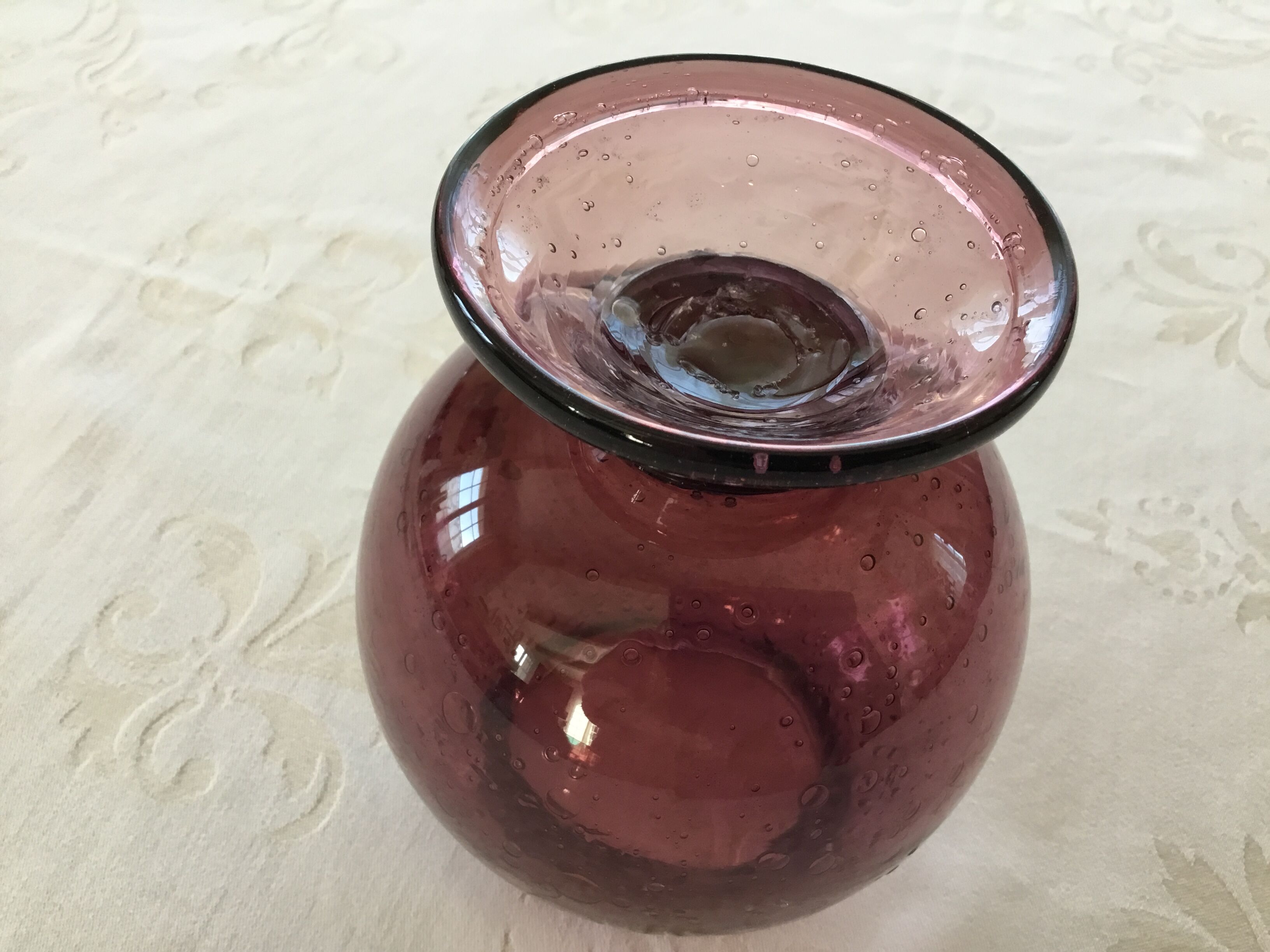 Biot glass photophore