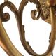 Pair of Napoleon III style brass and opaline wall lights