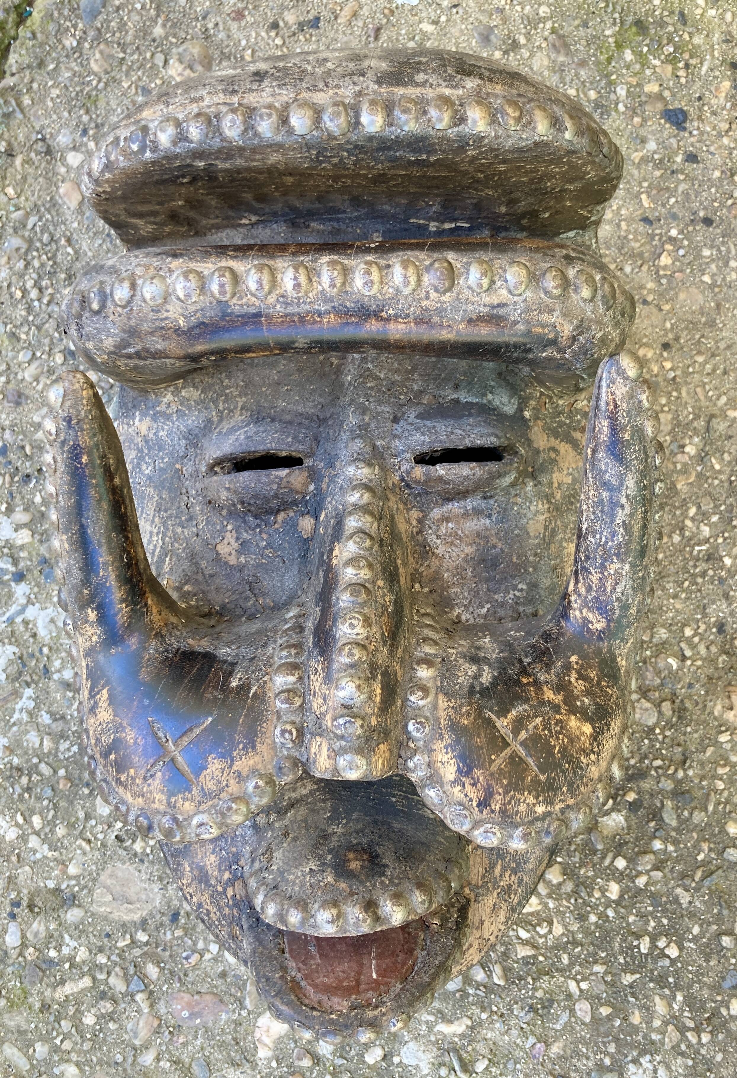 African mask - large mustache