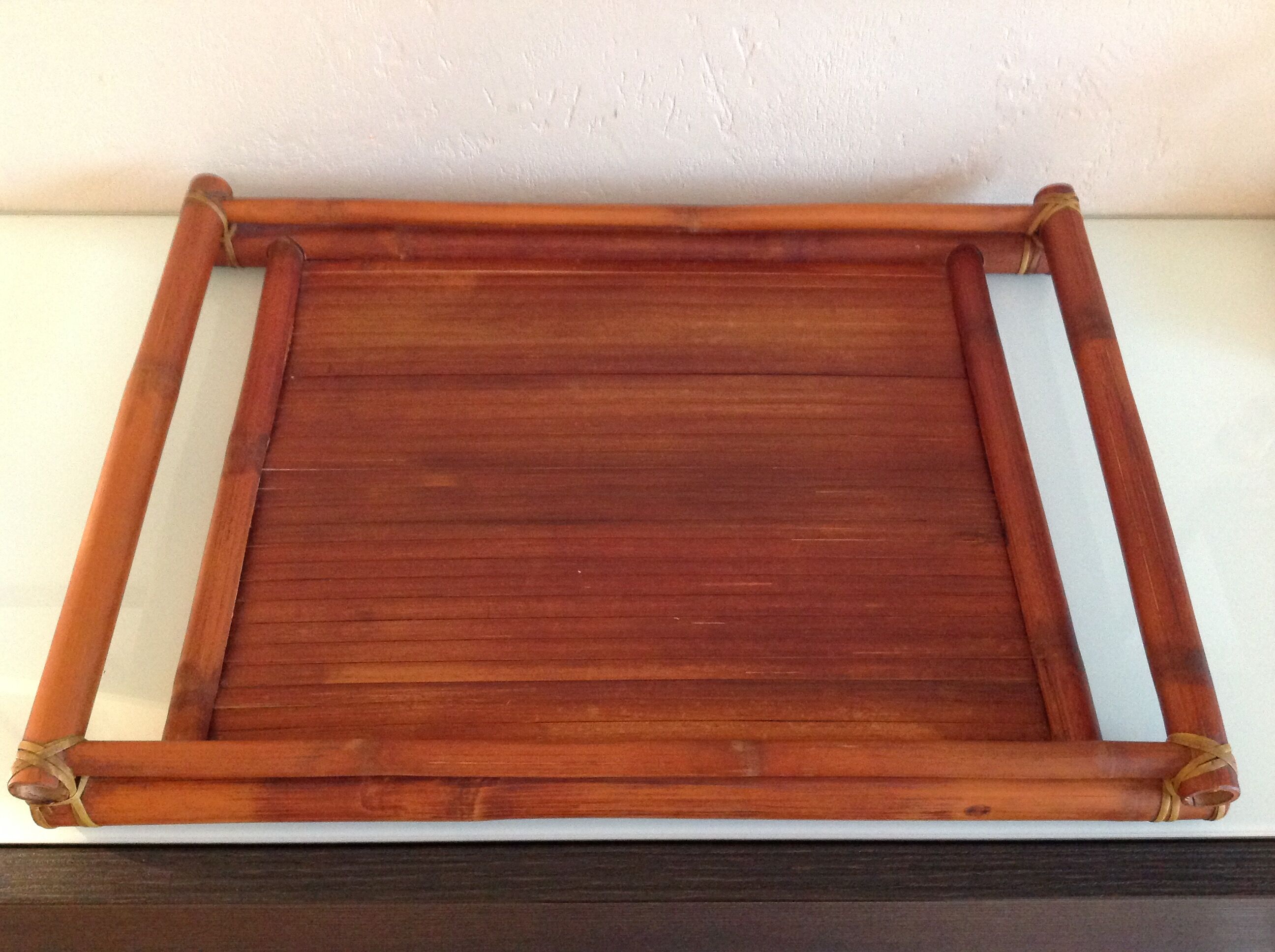 Rectangular bamboo tray 60/70s