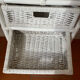 Commode en rotin blanc