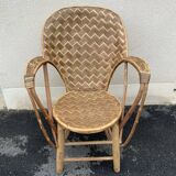 Rattan armchair