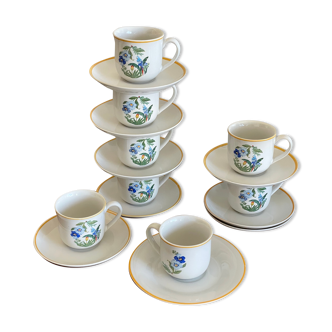 8 tasses perroquets Ara Pier Import