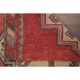 1970s Turkish Oushak Handmade Wool Cotton Red Area Rug 107x200