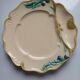 set of 6 artichoke plates, barbotine, Lille Fives factory.