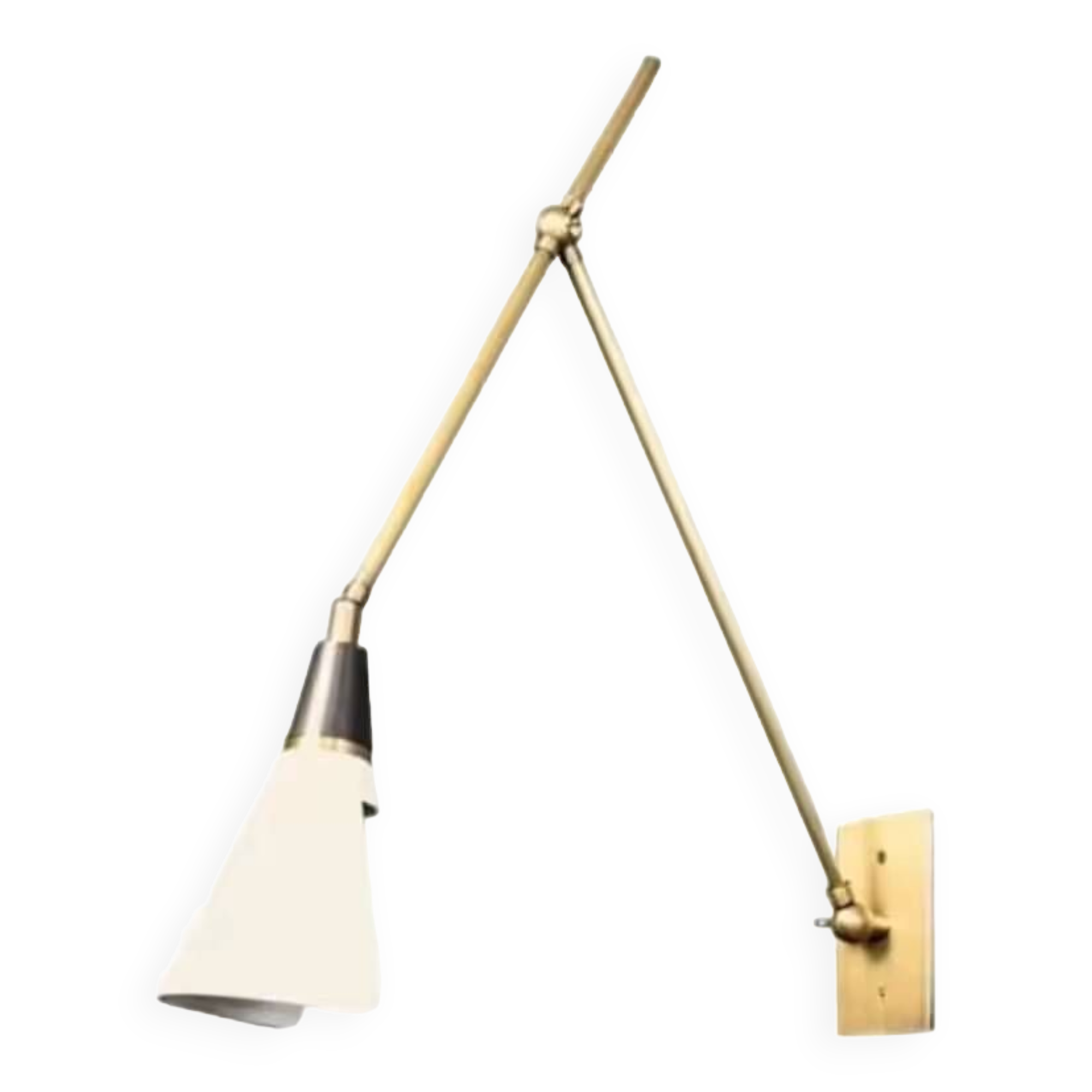 Mid Century Modern Vanity Light Brass Sconce Wall Sconce Light Modern Lighting Adjustable Lamp