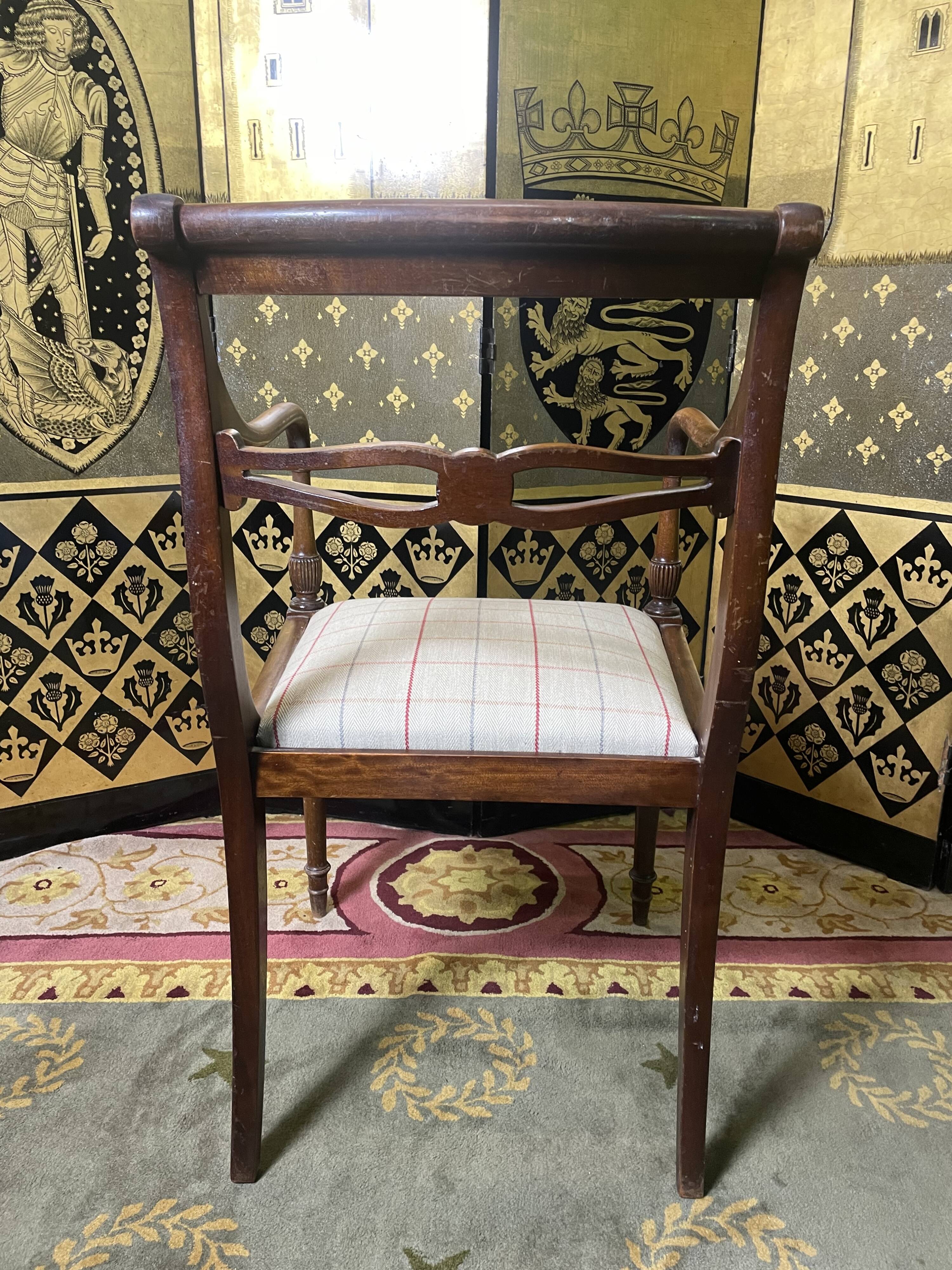 Restored English office chair